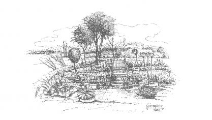 Plattelandsdichter Jozef Vandromme uit Geluwe schreef voor elke maand van het jaar een echt buitengedicht. De tekening is van de hand van Laurent De Backer.