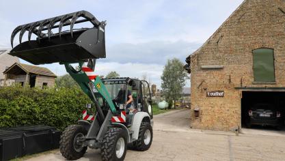 De Kramer KL25.5e is een volledig elektrische wiellader.