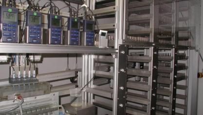 Bepaling van pH-KCl
 
door de “pH-robot” van BDB.