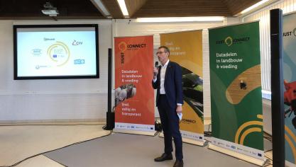 Het project werd voorgesteld bij ILVO, met administrateur-generaal Joris Relaes.