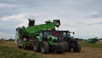 Ten opzichte van vorig seizoen zal er nu zo’n 10
% meer aardappelopbrengst zijn.
