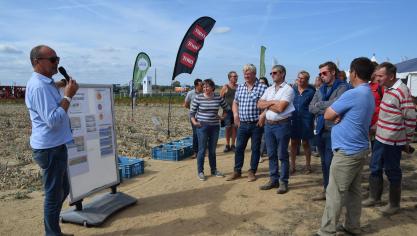 Tijdens de Werktuigendagen legden het PCG en PCA samen met het departement Landbouw en Visserij, Ingro en Boerenbond een irrigatiedemo aan.