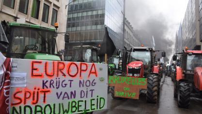 Landbouwers worden opgeroepen om in hartje Brussel te demonstreren tegen het verminderen van landbouwsteun.
