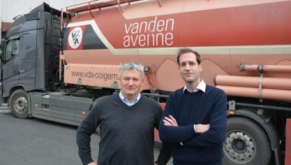Verkoopmanager Raf Claerhout (links) en CEO Thomas Vanden Avenne (rechts)