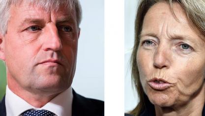 Hendrik Vandamme (ABS) en Sonja De Becker (Boerenbond).