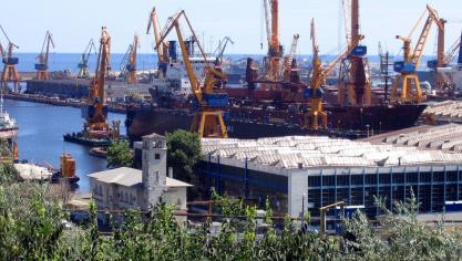 De haven van Constanta behoort tot de belangrijkste graanhavens van Europa.