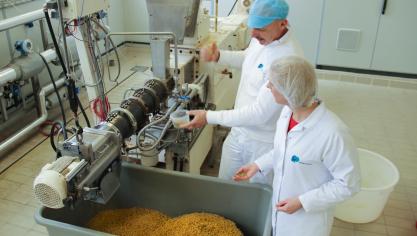 Het eiwit-onderzoeksteam in de Food Pilot op het ILVO is momenteel coördinator of deelnemer in 8 belangrijke eiwit-onderzoeksprojecten.