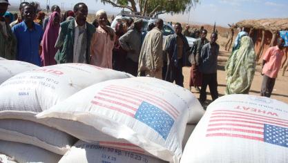 Veel inwoners van Somalië zijn no altijd afhankelijk van voedselhulp, bijvoorbeeld van de FAO of het WFP.