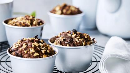 Brownies met courgette en noten (2)