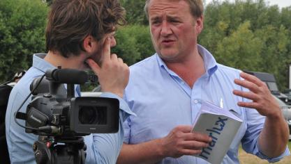 Dierenarts Joost Callebert, voorzitter van de Vlaamse Fokvereniging Belgisch Trekpaard (VFBT).