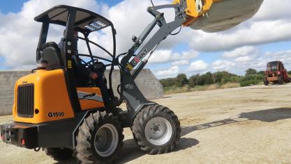 De nieuwe G1500- wiellader.