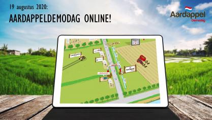 Vanwege COVID-19 gaat de Aardappeldemodag dit jaar online door, met verschillende sprekers en een interactieve plattegrond om de standhouders te ‘ontmoeten’.