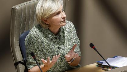 Volgens minister Crevits moet er eerst duidelijkheid over de eventuele schade volgen.