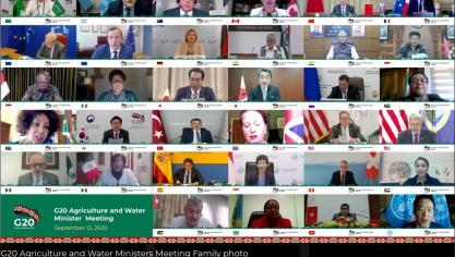 De G20 bestaat uit de 20 grootste economieën wereldwijd, waaronder de EU, de VS, China en Japan.
