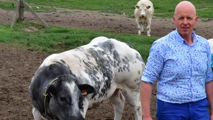 Veehouder Wouter uit de Vlaamse Ardennen is het gezicht van de ABS-campagne om het Amazonewoud te redden door lokaal te kopen.