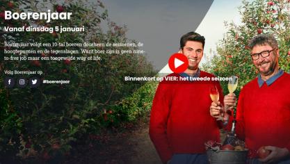 Vanavond begint het tweede seizoen van Boerenjaar op VIER.