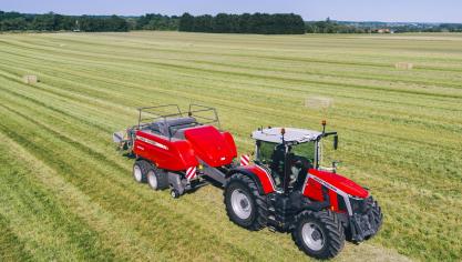 De MF 8S serie onderscheidt zich door de Protect-U-voorziening: een vrije ruimte  van 24 cm tussen motorkap en cabine om geluid, warmte en trillingen te verminderen  in de cabine.