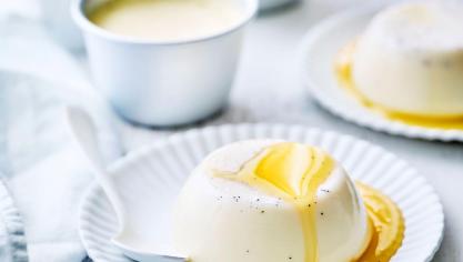 Melkpudding met honing