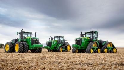 John Deere vernieuwt voor 2021 zijn 9-serie tractoren.