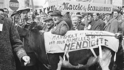 Ook Walen protesteerden heftig tegen het Mansholtplan.