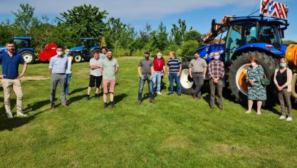 Landbouwers werken in de Agrobeheergroep Pajottenland samen rond verschillende projecten.