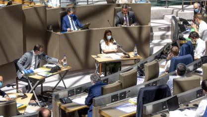 De motie over het definitief kader van de Programmatorische Aanpak Stikstof werd unaniem door het Vlaams parlement in plenaire zitting aangenomen.