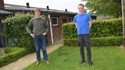 Thomas Linssens (links) en Thomas Moors:  Met Boer&Verstand willen we juiste feiten en cijfers in het debat brengen.