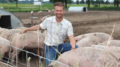 Robert van Buuren: “Varkensboeren met buitenvarkens zorgen voor een goed imago voor de sector en dat is zeker belangrijk in de huidige maatschappij.”