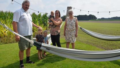 Op onze boerderij kunnen toeristen volledig tot rust komen in de landelijke omgeving , stelt de familie Heurckmans.