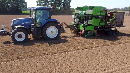 De 5SP-A, nieuwe plantmachine van Agriplant.
