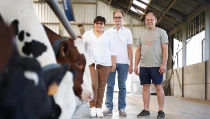 Riet, Marc en Kristof investeerden in automatisering om de arbeidsdruk te verlichten.