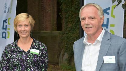 Katrien D’Hooghe, directeur, en Dirk Van Thielen, voorzitter van BFA (Belgian Feed Organisation)