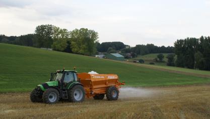 Ook percelen die in 2022 plaatsspecifiek bekalkt worden op basis van een taakkaart, maken deel uit van de pre-ecoregeling precisielandbouw.