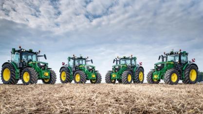 John Deere zorgt voor vernieuwing en uitbreiding bij zijn 6R tractorserie.