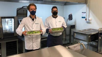 De FR&amp;D hall zal toegankelijk zijn voor iedereen die onderzoek wil doen naar de kwaliteit van maaltijdcomponenten of volledige maaltijden bereid in een grootkeuken.