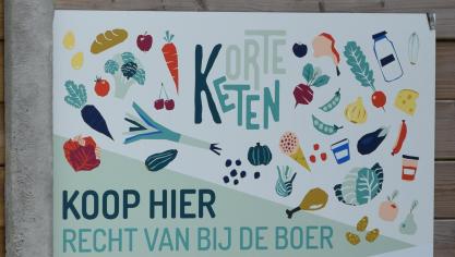De ecocheques kunnen enkel worden gebruikt bij verkopers die het erkende logo ‘Recht van bij de boer’ hebben.