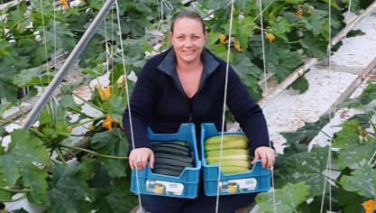 BelOrta-producent Lavalo voerde de eerste groene en witte courgettes van 2022 aan.