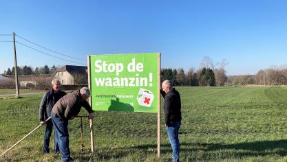 Het eerste bord werd geplaatst in Limburg.