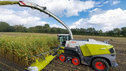 Claas produceerde zijn honderdste Jaguar Terra  Trac.
