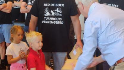 De stuurgroep Turnhouts Vennengebied kwam samen op het gemeentehuis van Ravels om er bezwaarschriften in te dienen tegen het PAS.