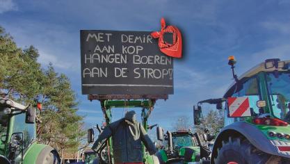 Op welke manier kan er gemanifesteerd worden door de boeren?