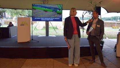 Het ILVO gaat mee gestalte geven aan een nieuwe Europese Test- en Experimenteerfaciliteit om artificiële intelligentie en robotica versneld toe te passen in de landbouw- en  voedingsketen, gaven Greet Riebels en Jürgen Vangeyte mee.