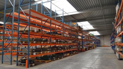 Het magazijn op de nieuwe locatie is het paradepaardje van de Van Laecke Group.