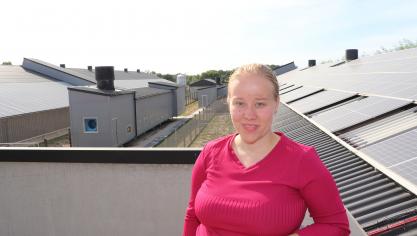 Celine: “Ik ben nu in verwachting, maar ik ga ervan uit dat ik een paar weken na de bevalling gewoon de dagelijkse leiding van het pluimveebedrijf weer op mij kan nemen.”