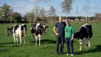 Binnenkort zullen Raf en Bieke van melksysteem veranderen en 2 robots plaatsen.  Ze hopen dat de weidegang dan nog steeds goed zal verlopen.