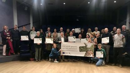 12 plattelandsprojecten kregen samen zo'n 1,2 miljoen euro steun.