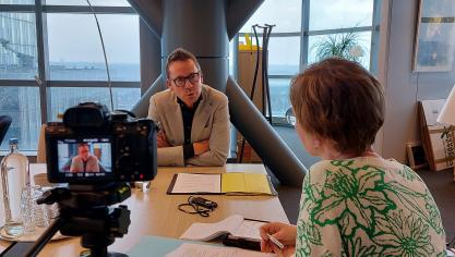 Tijdens het interview benadrukt Jo Brouns dat hij de landbouwers tijdens deze legislatuur in de eerste plaats meer zekerheid over hun toekomstige bedrijfsvoering wil bieden.