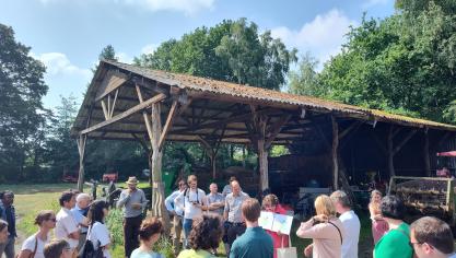 Tijdens het SALV-event werden landbouwers bezocht die met agrarische herontwikkeling te maken hebben.
