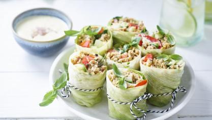 Slawraps met kippengehakt (2)