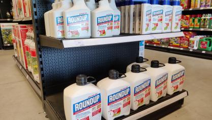 Glyfosaat is de actieve component in het bestrijdingsmiddel Roundup van het Amerikaanse bedrijf Monsanto.